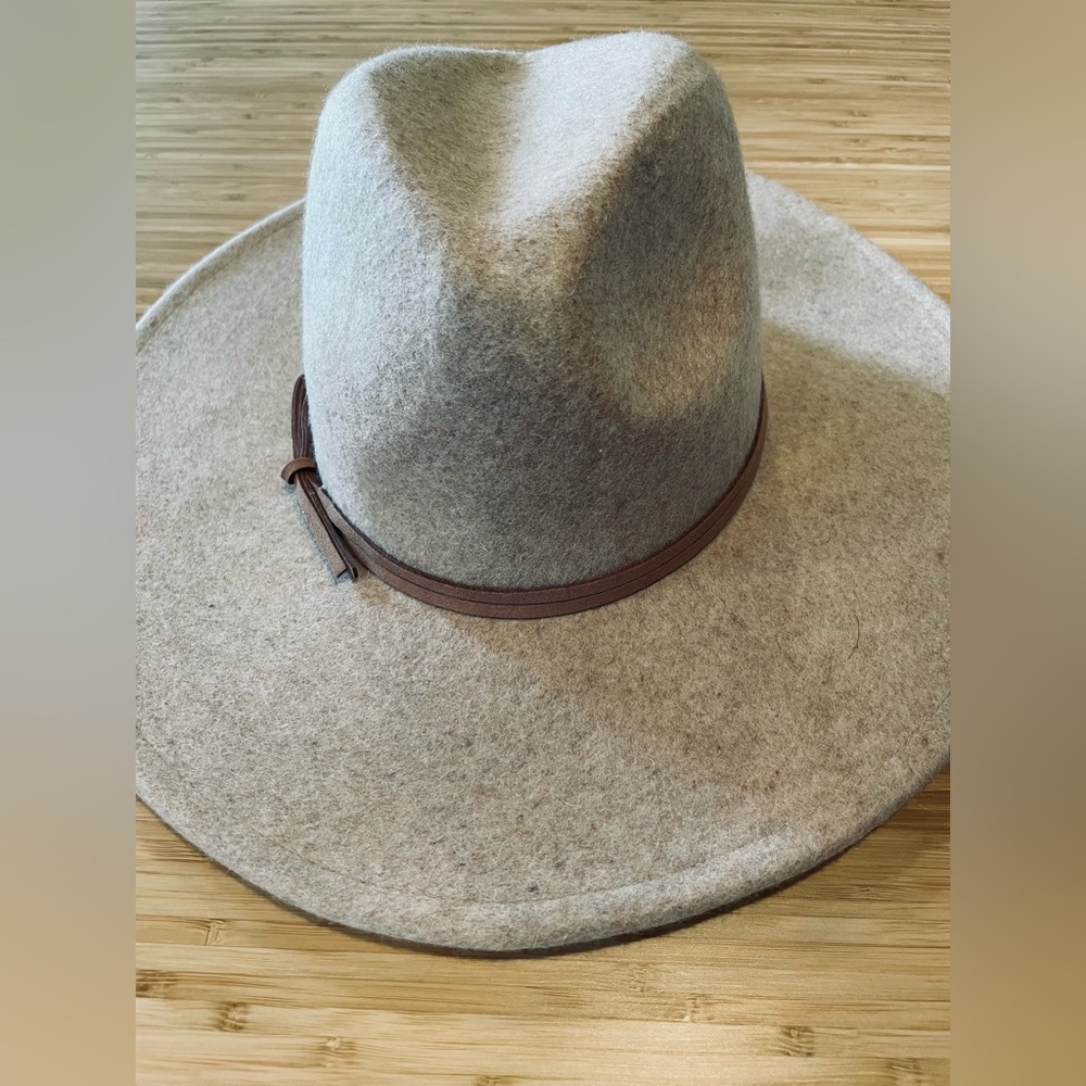 Universal Thread Western Wool Fedora Hat - image 3